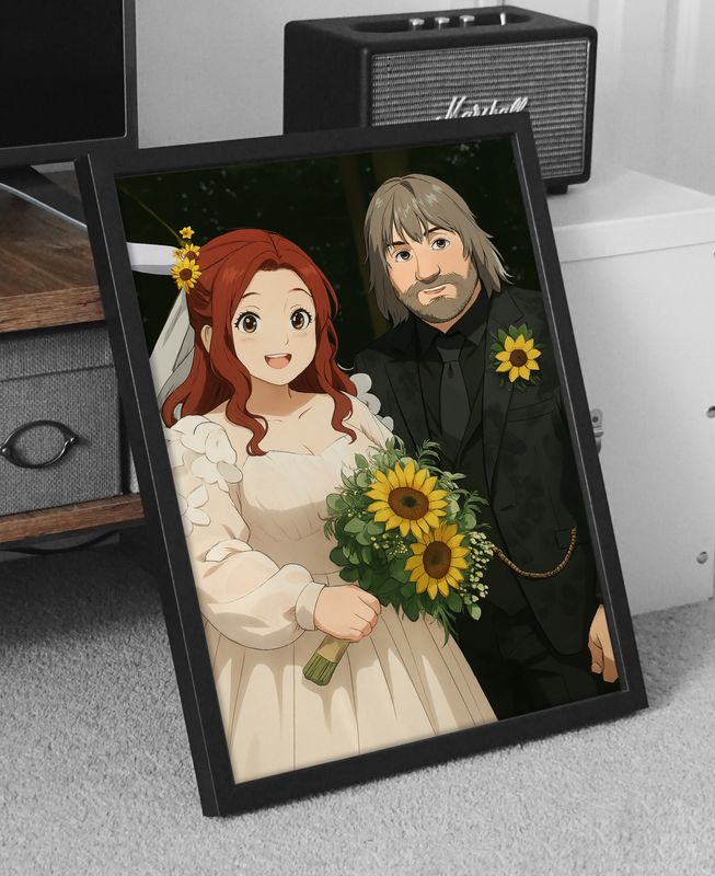 Convert your Pictures into Anime Characters!! High Quality Prints. Print only or Framed