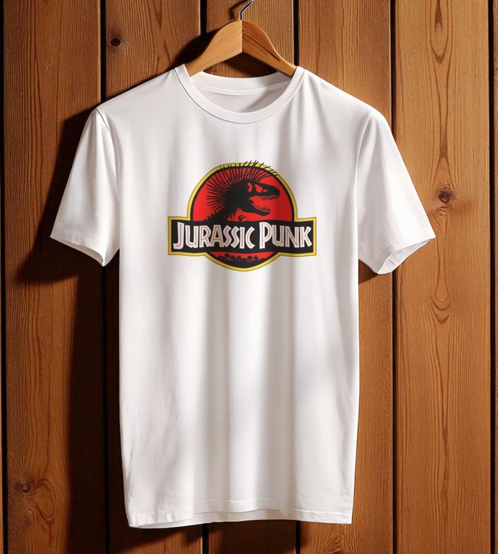 Jurassic Punk!- Funny T-shirt  Brand new 100% Cotton S-XL