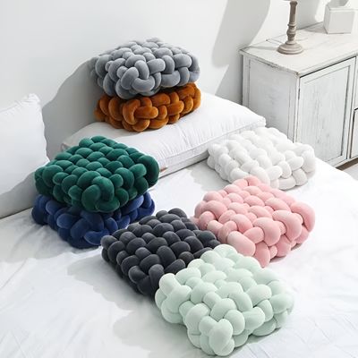 Bubble Knot Soft Plush Velvet Designer Pillow