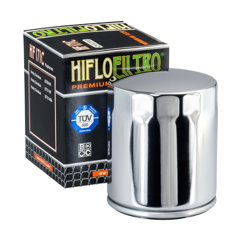 Hiflo Oil Filter HF174 (Black or Chrome)