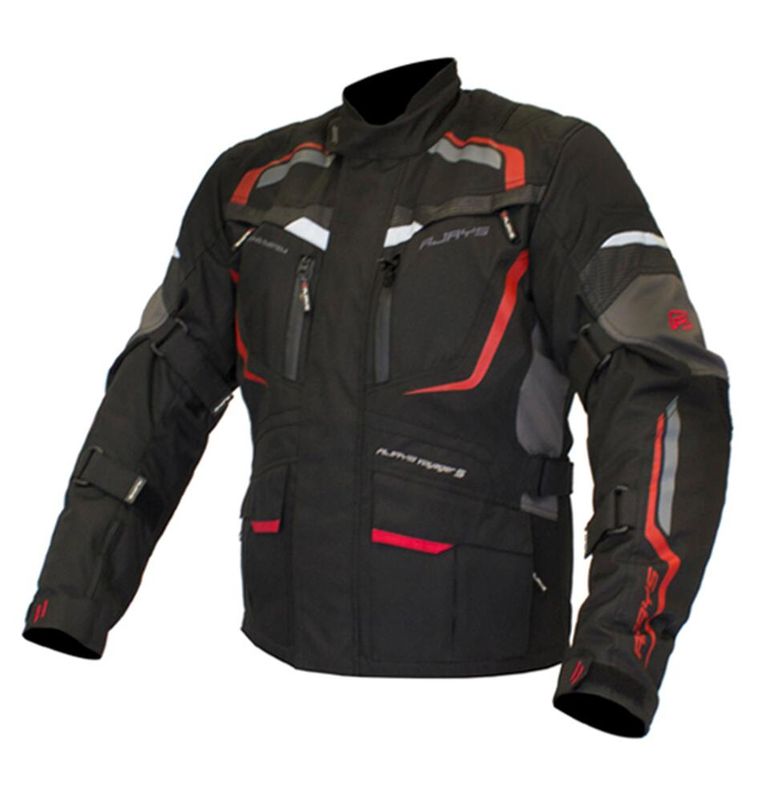 RJAYS VOYAGER 6 Jacket Blk/Red Viz - WP Touring