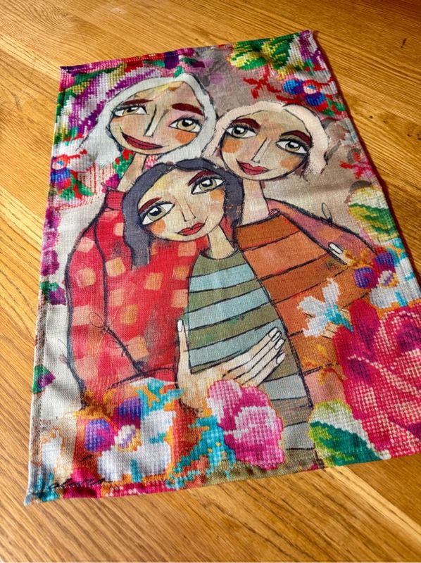 Olivia Tea Towel
