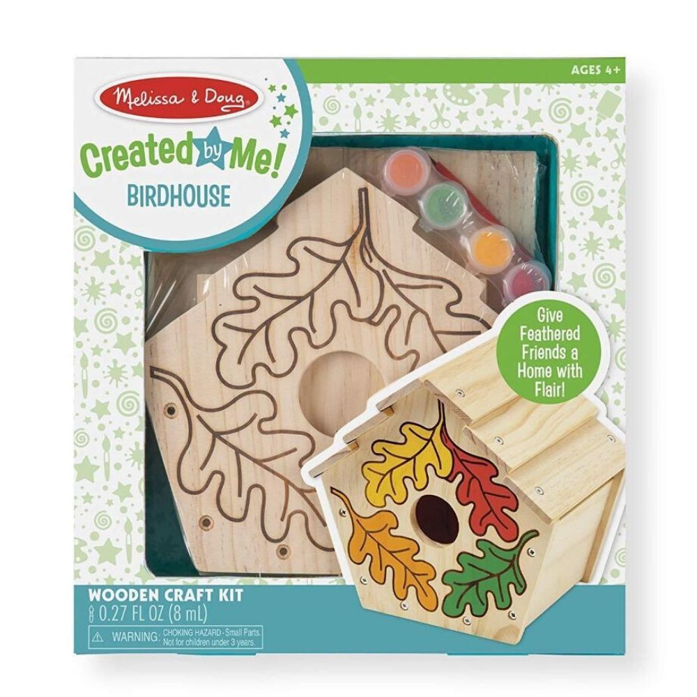 Build-Your-Own Wooden Birdhouse Decorate Your Own Build-Your-Own Wooden Birdhouse Decorate Your Own