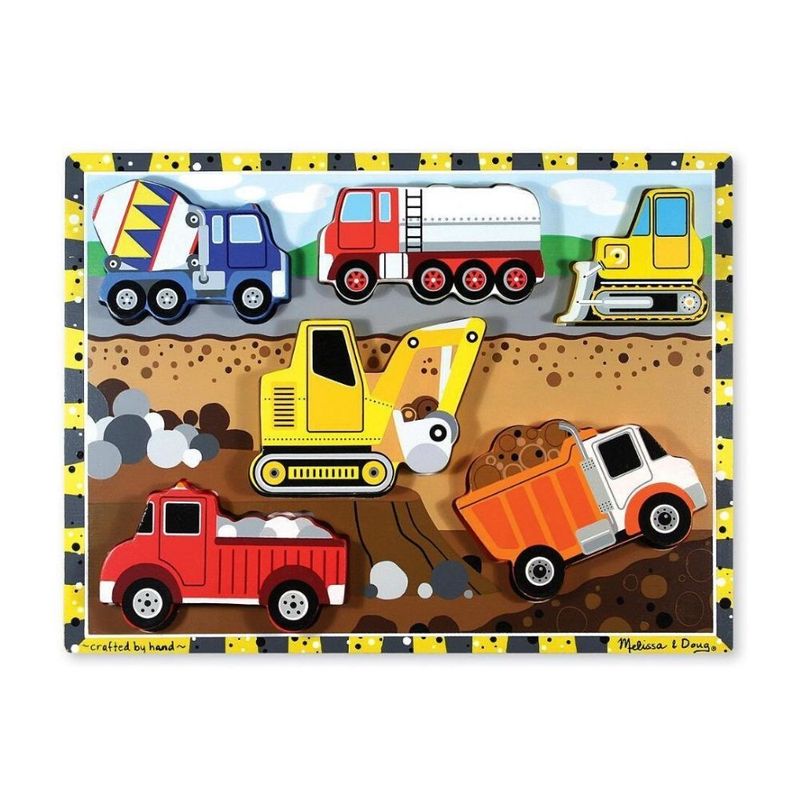 Melissa & Doug Construction Chunky Puzzle