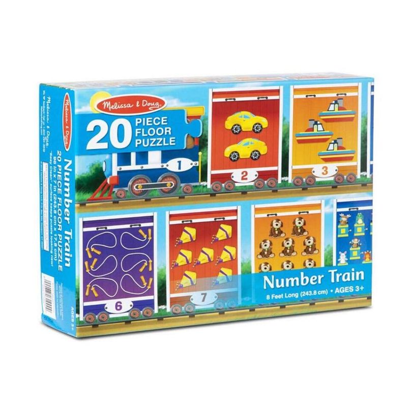 Melissa & Doug Number Train Floor Puzzle (20 pc)