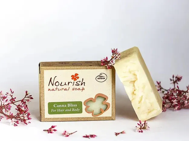 Nourish Canna Bliss Hair & Body Soap