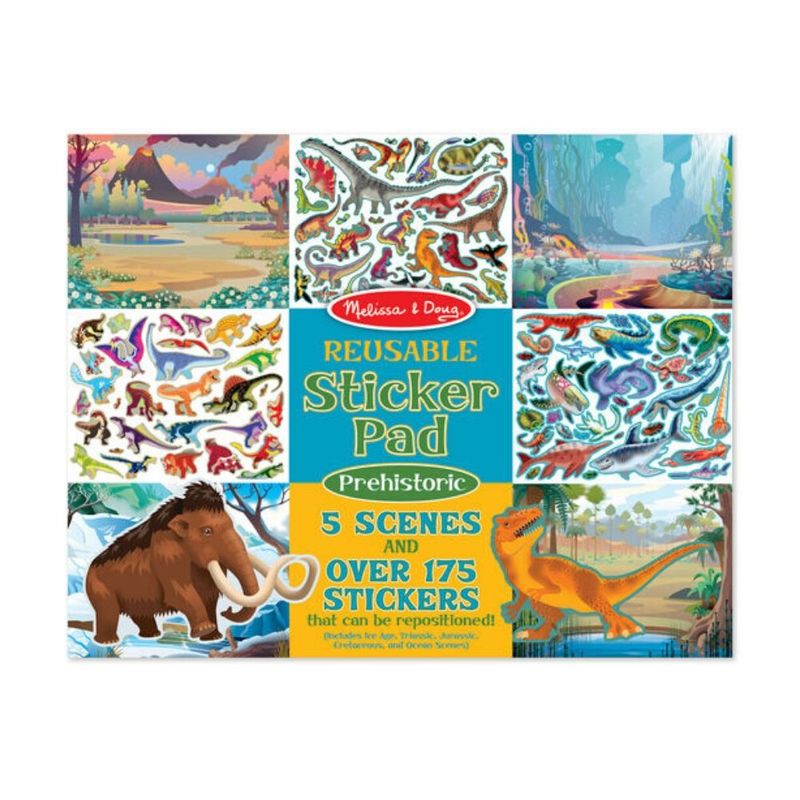 Melissa & Doug Prehistoric Reusable Sticker Pad