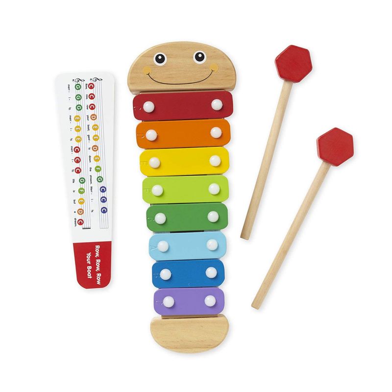Melissa & Doug Wooden Caterpillar Xylophone