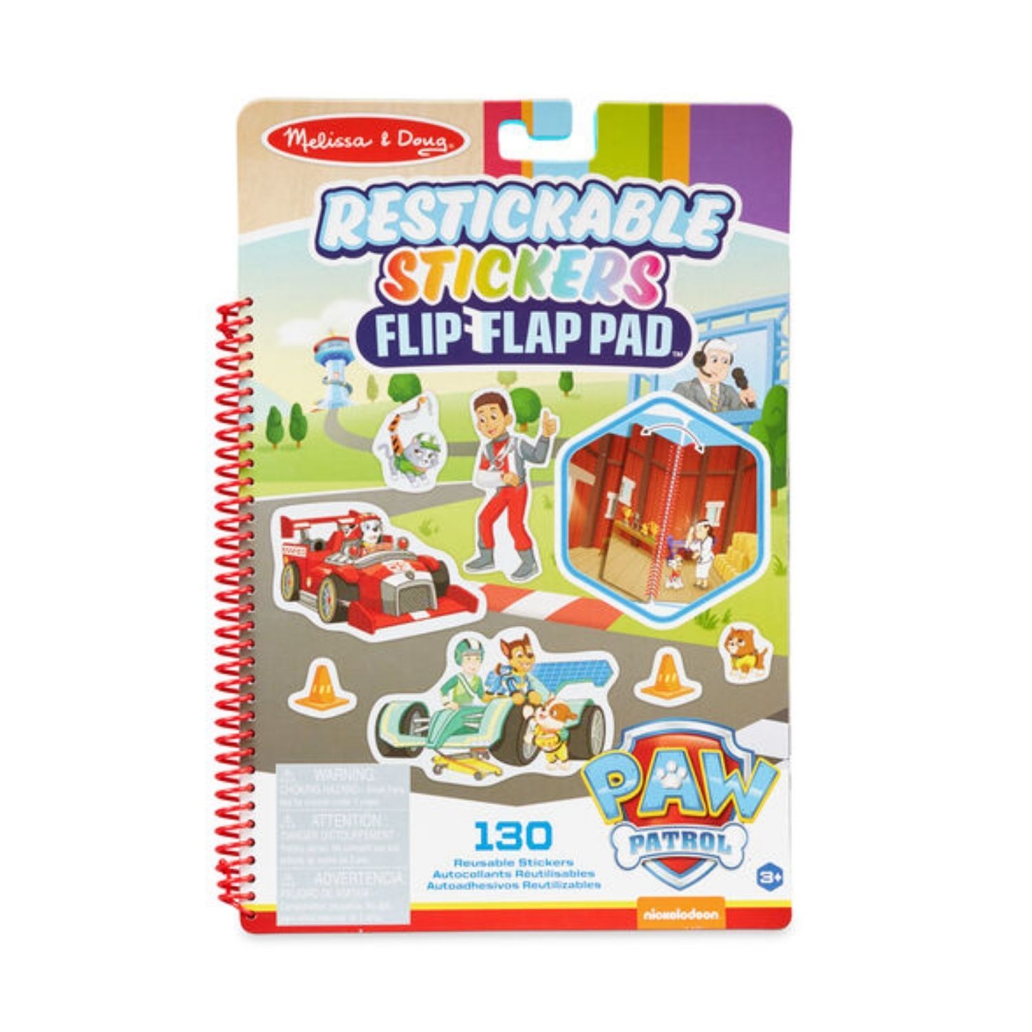 Melissa & Doug Paw Patrol Restickable Stickers, Design: Classic Missions