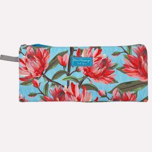 Blue Flamingo Pencil Case