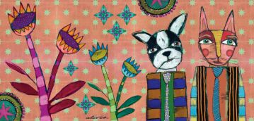 Olivia Wooden Cutting / Cheese Boards, Design: Pets