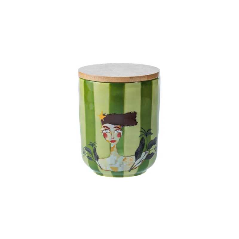 Olivia Princess Canister Small Green