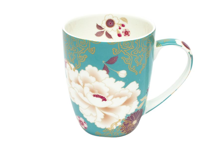 Kimono Mug 400ML, Design: Teal