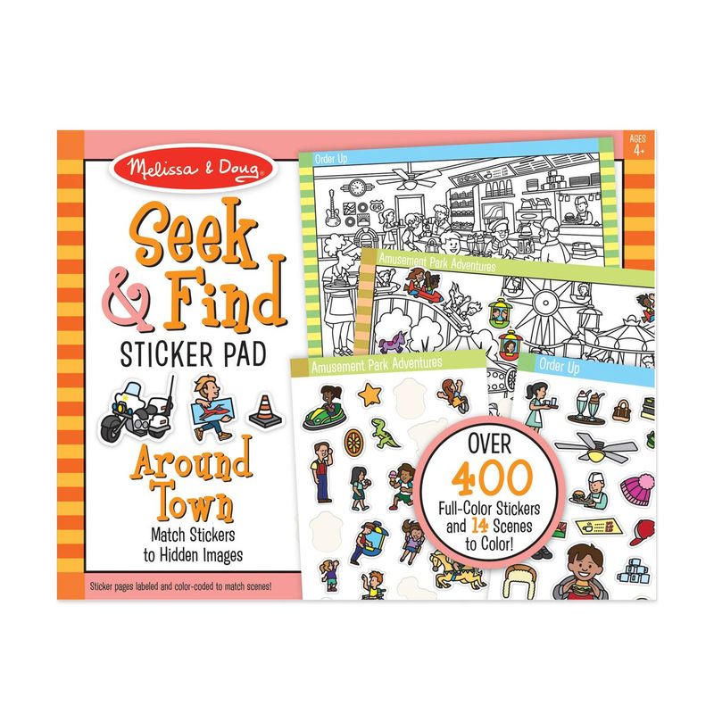 Melissa & Doug Seek & Find Sticker Pad