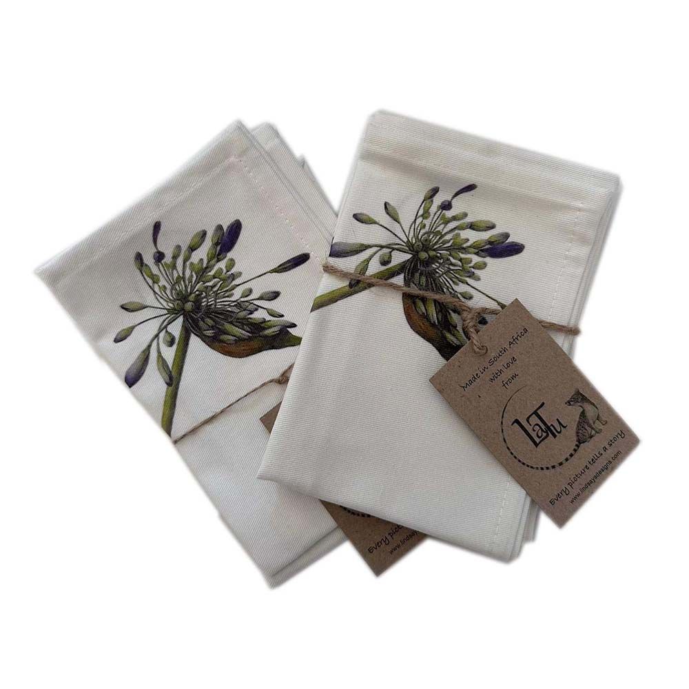 Table Napkins, Design: Agapanthus