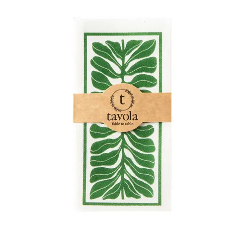 Tavola Slims Leaf Set of 24, Colour: Green