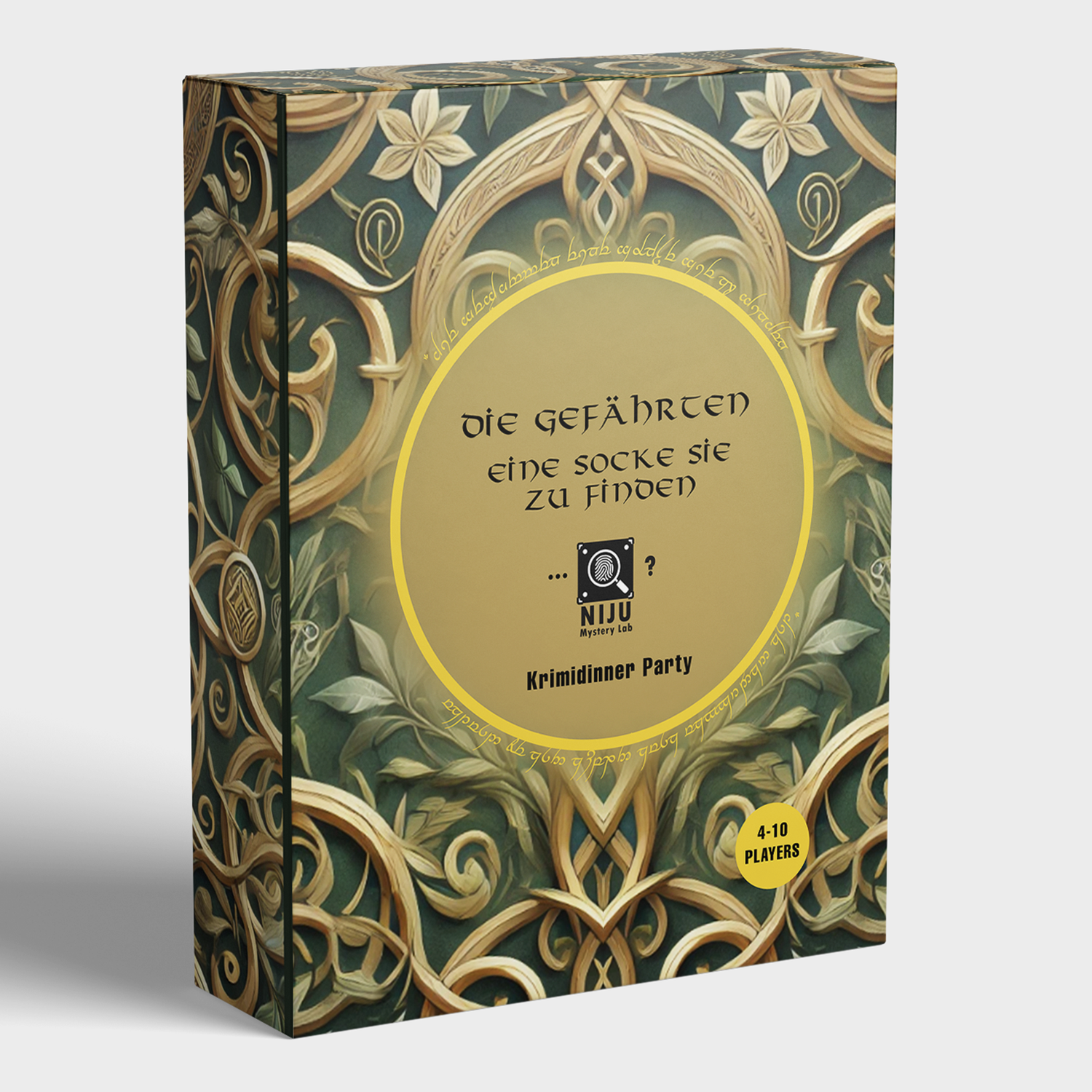 Fantasy Krimidinner Spiel &quot;Die Gefährten – Eine Socke sie zu finden&quot; | Krimi Spiel für 4-10 Personen | Krimi Partyspiel für Zuhause | Für Fantasy Fans