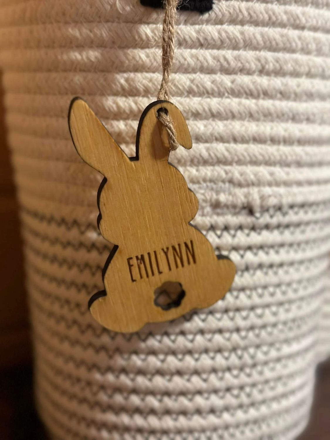 Easter Bunny Tag