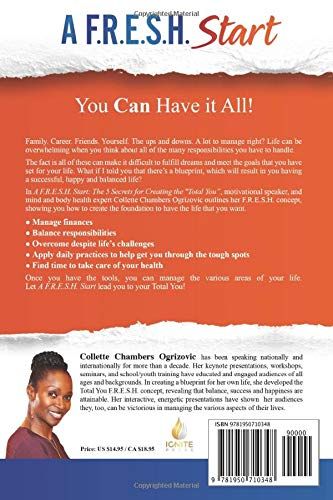 A F.R.E.S.H. Start Workbook: The 5 Secrets for Creating the 