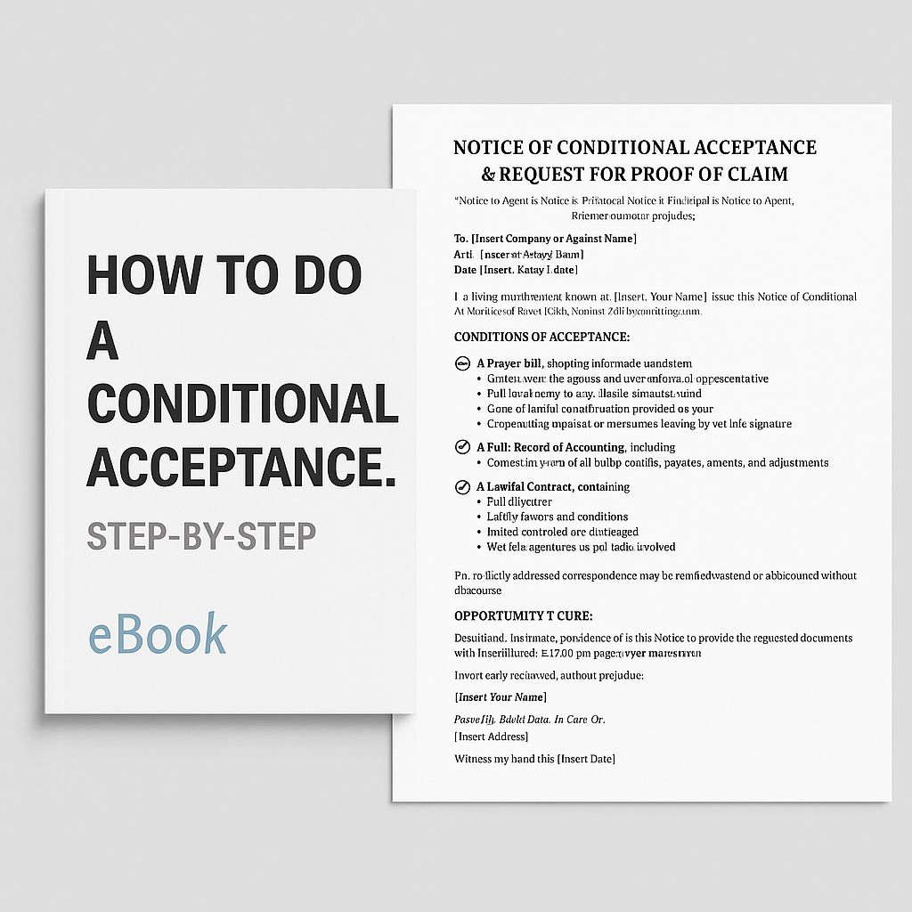 Example of Conditional Acceptance