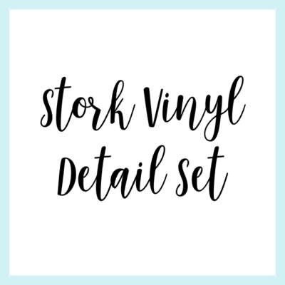 Stork Vinyl Detail Set