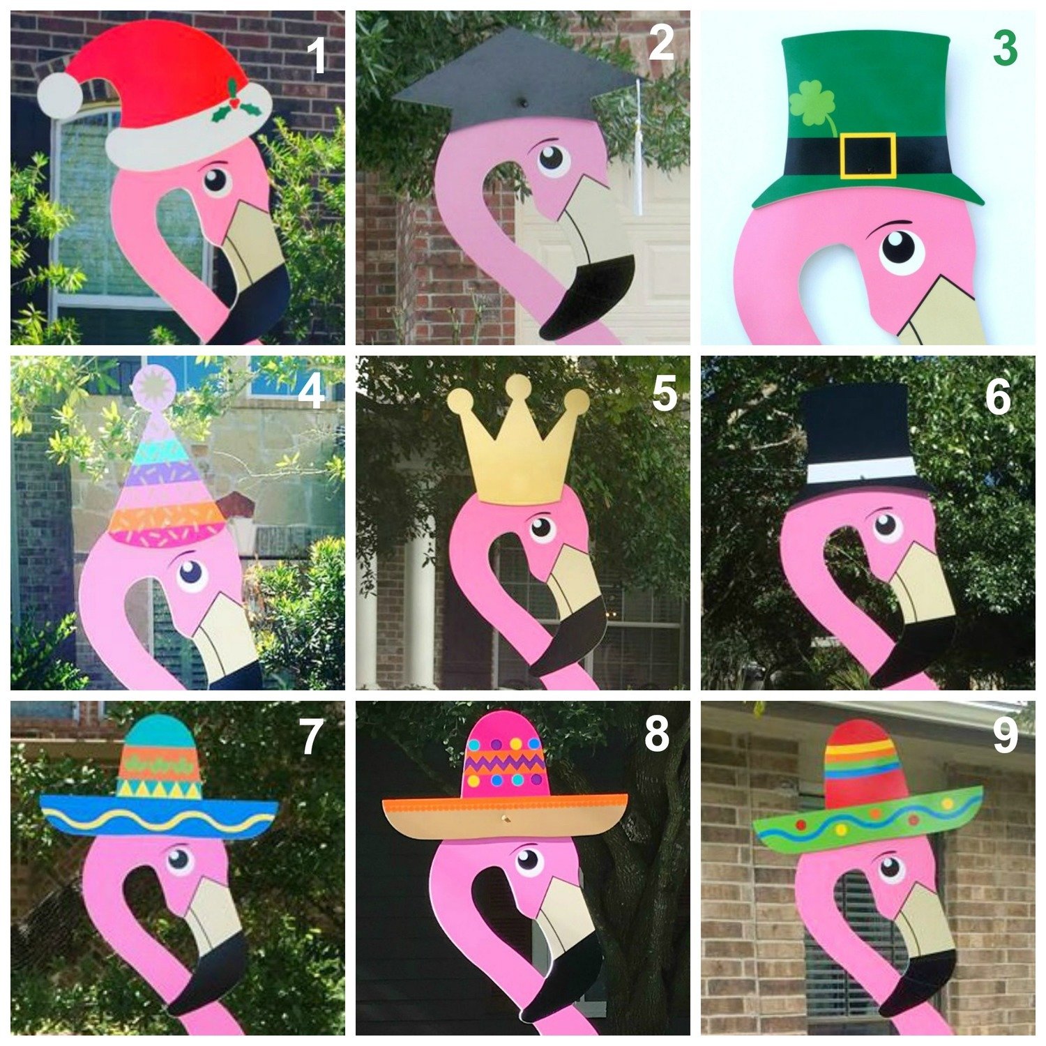 Flamingo Hats