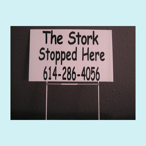 6" x 9" Lawn Advertising Sign