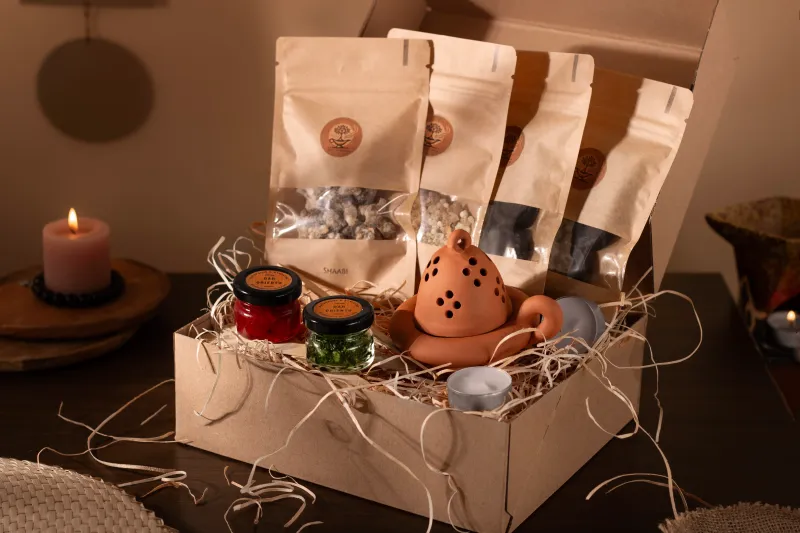 Elegancki zestaw prezentowy z kadzidłem na Boże Narodzenie, urodziny i prezenty firmowe