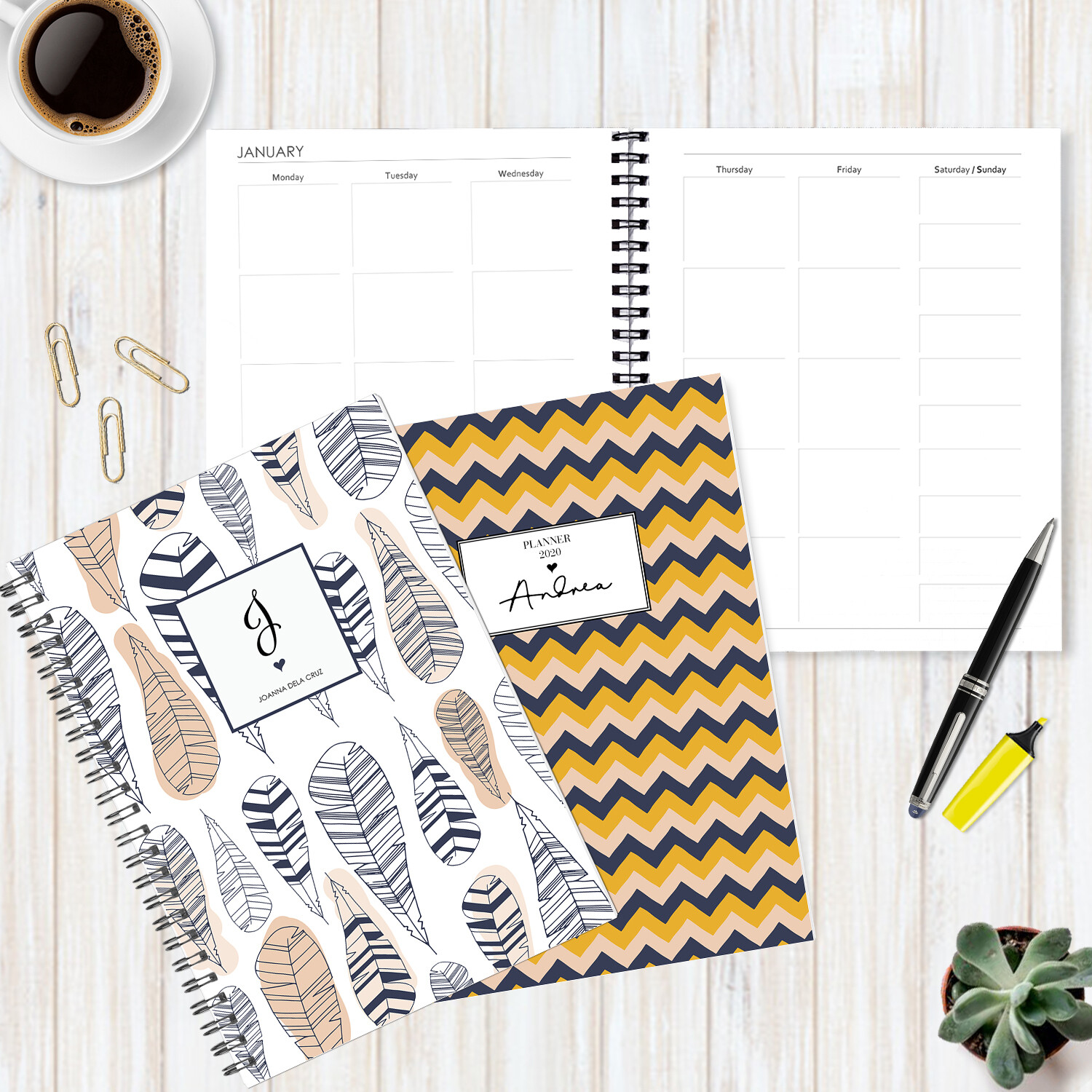 Undated Personalized Planner