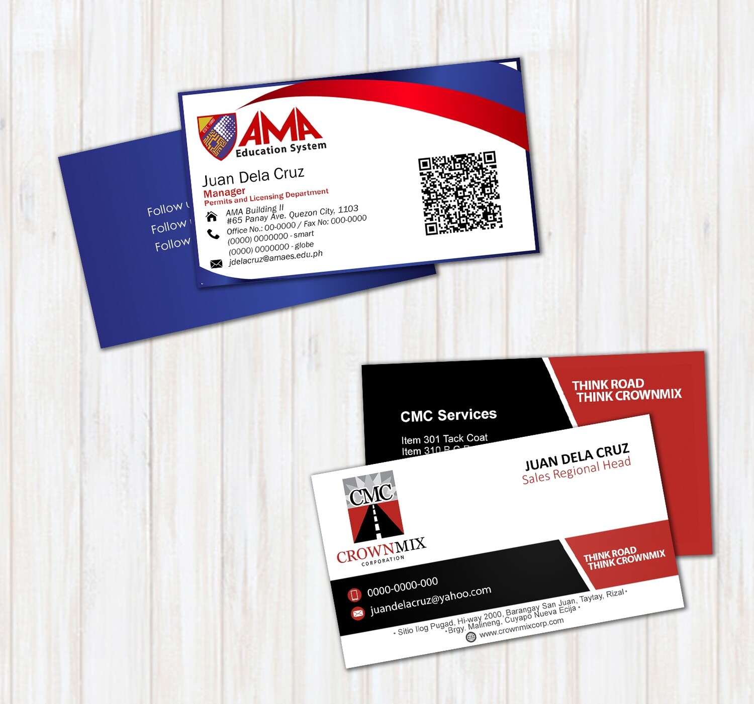 Calling Cards 2 Sided Print Calling Cards 2 Sided Print