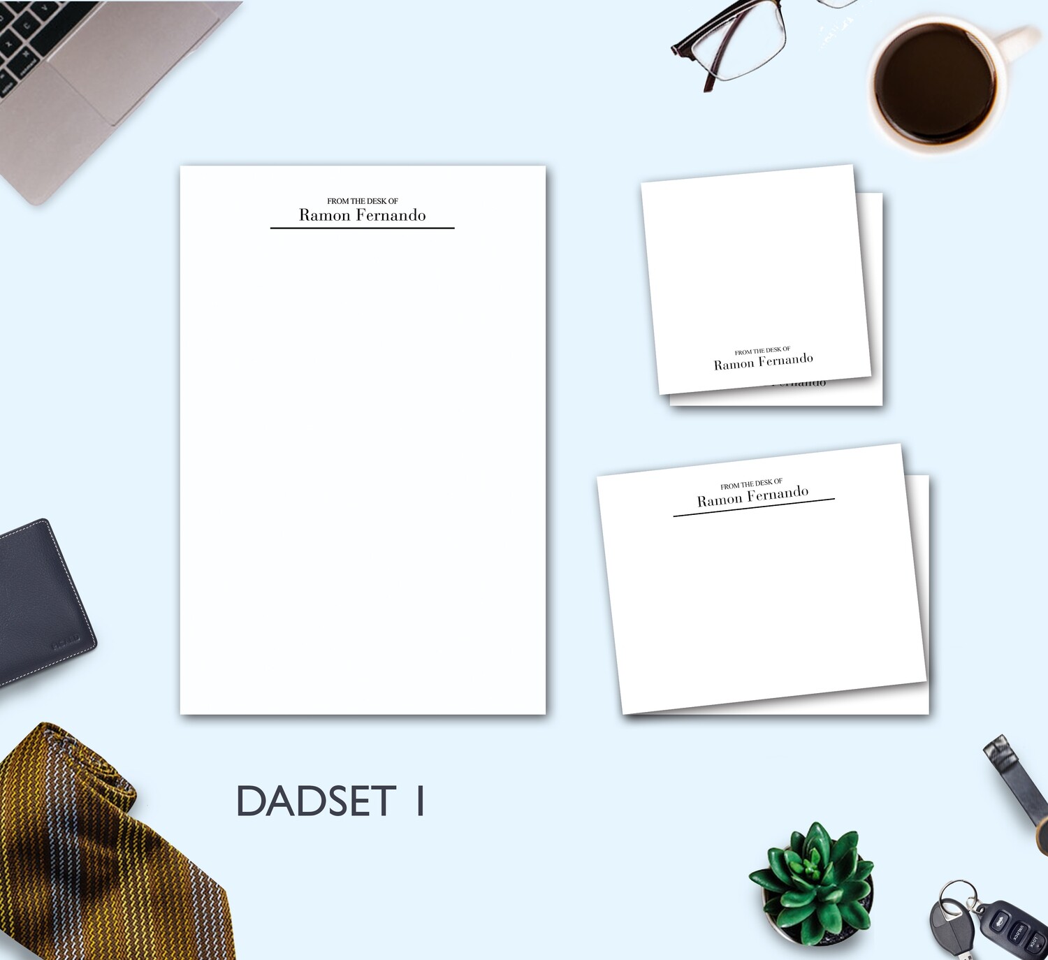 Father&#39;s Day Stationery Set 1