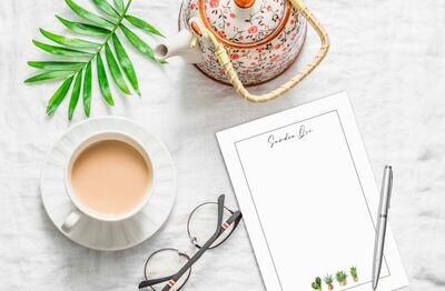 Home Plants Notepad