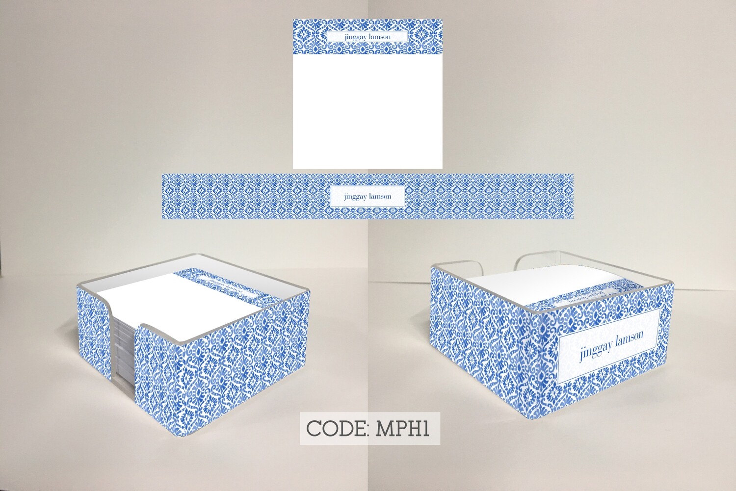 Memo Cube Pad Gift Box, Style:: MPH 1
