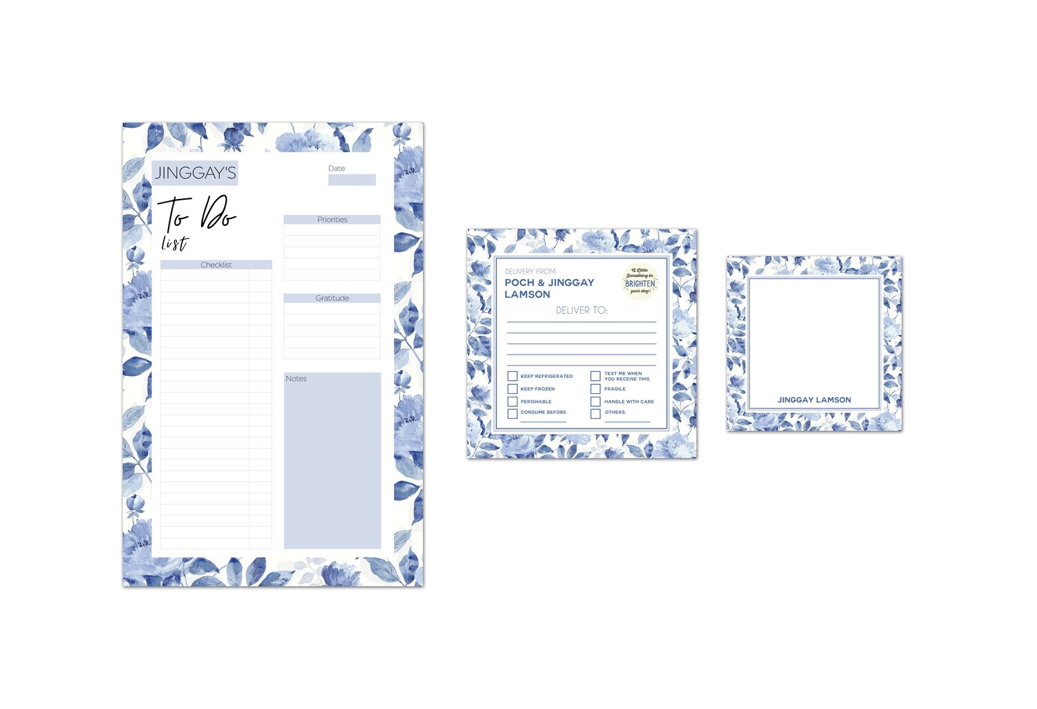 Daily Planner Set, Pattern: DPS 1