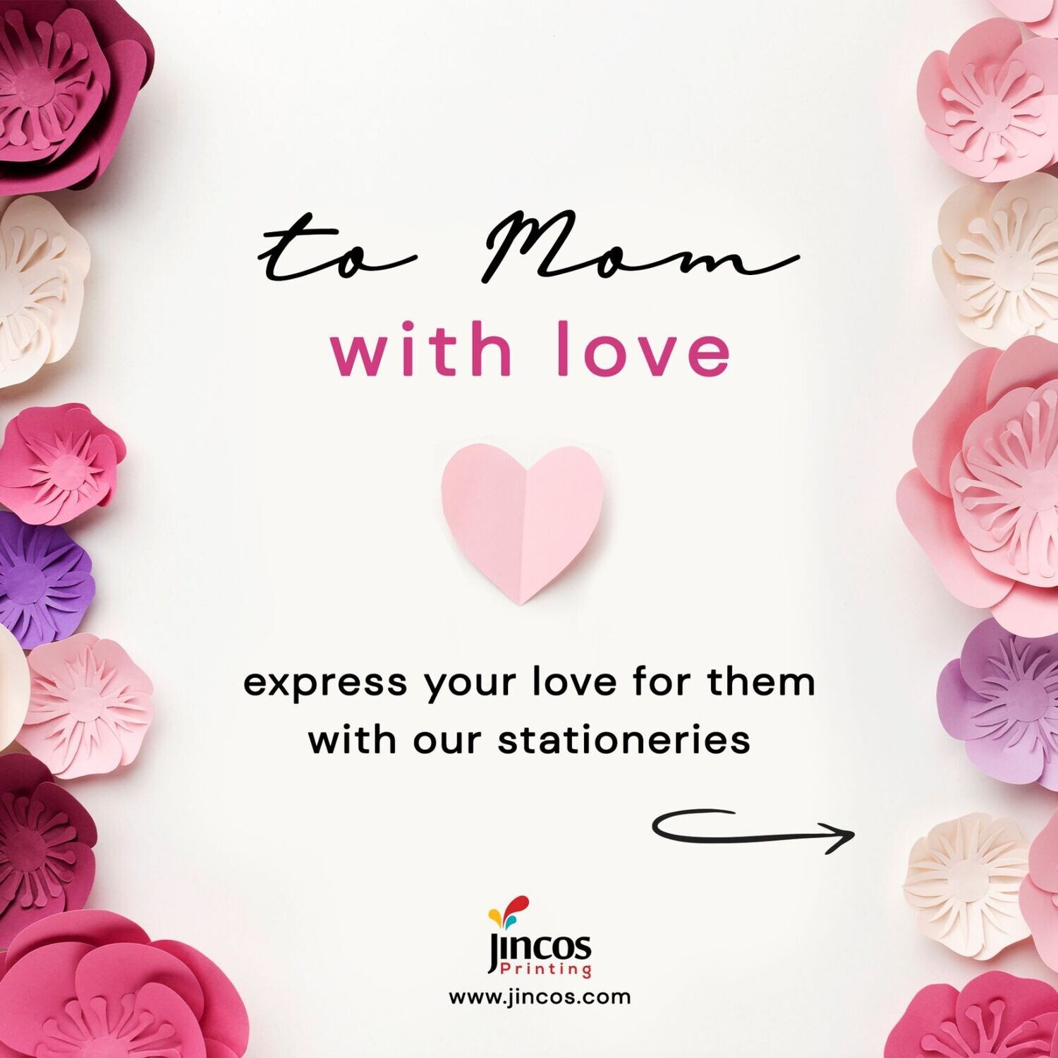 Mother&#39;s Day Full Color Stationery Set