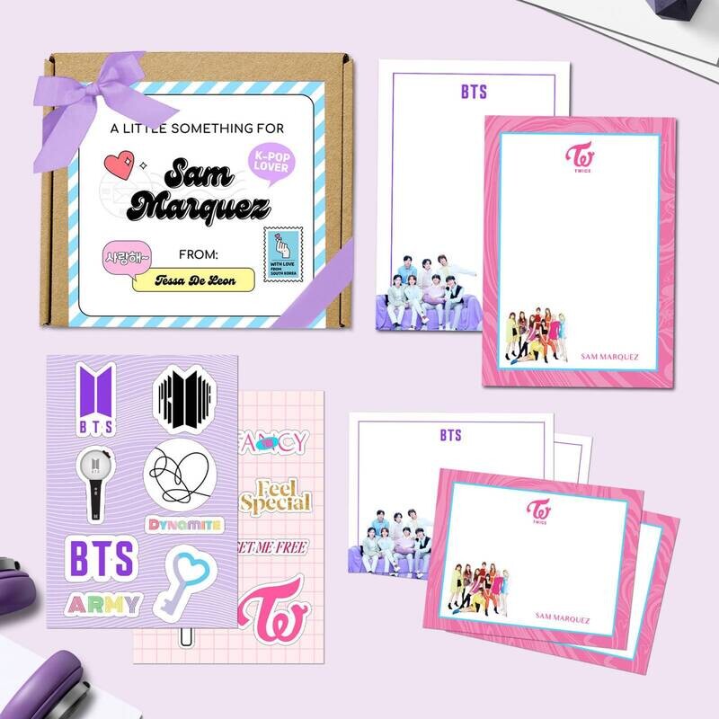 KPOP LOVER Stationery Set