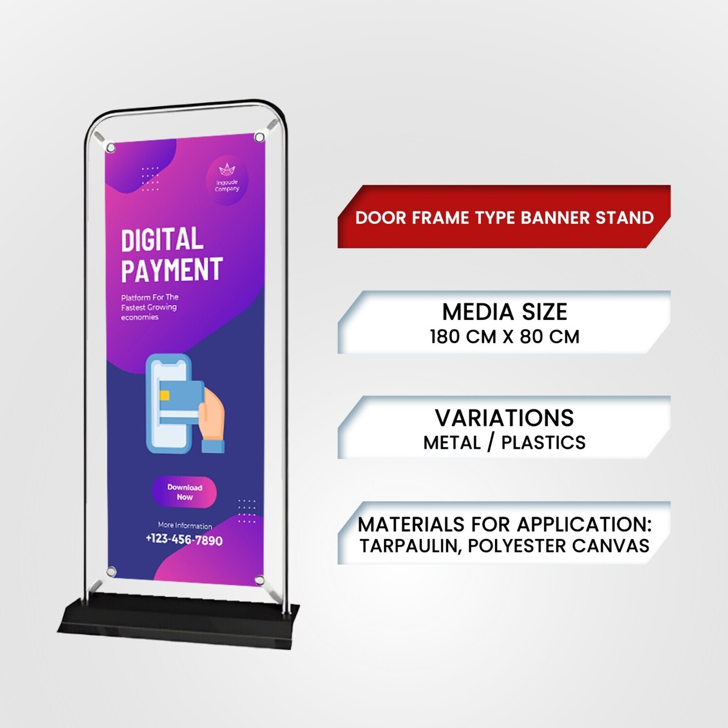 Door Frame Type Banner Stand