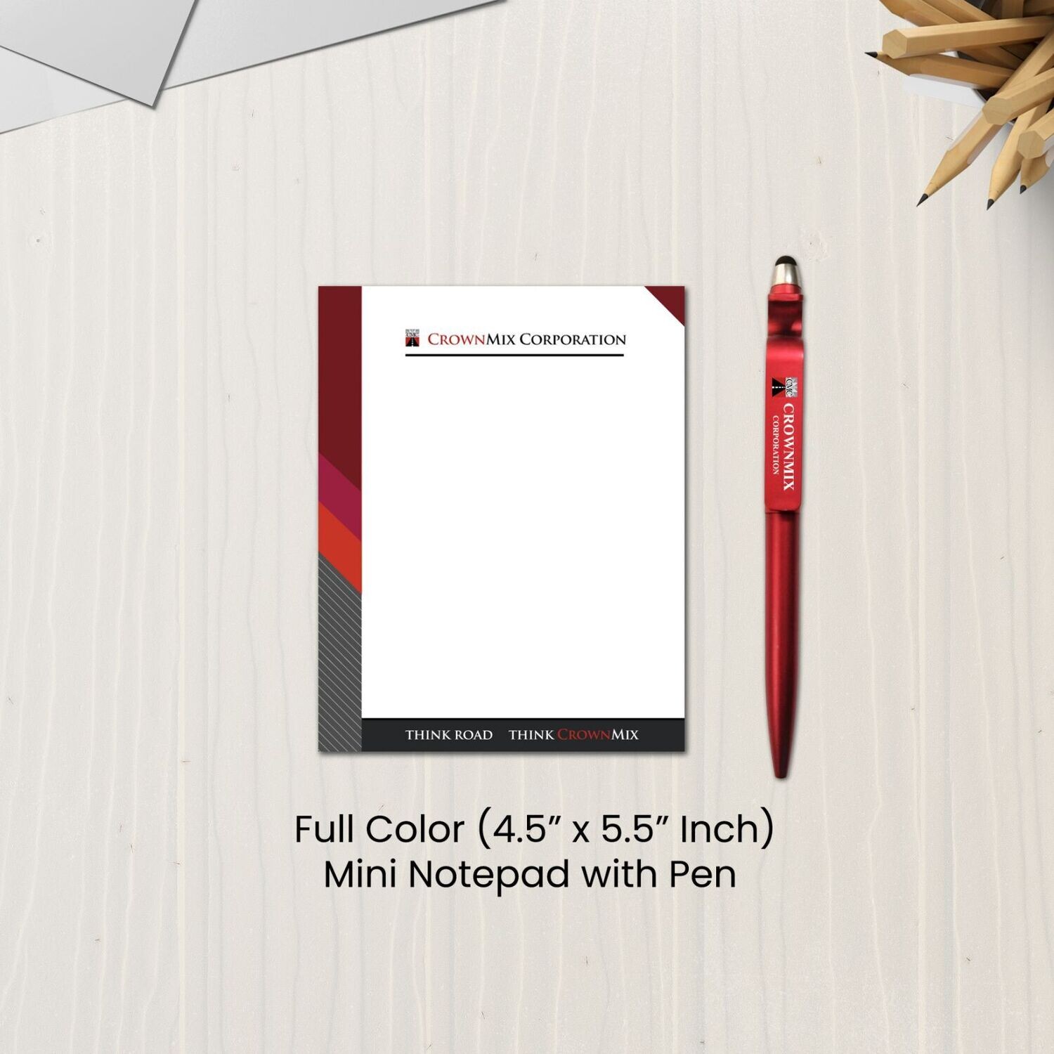 Corporate Notepad With Pen
