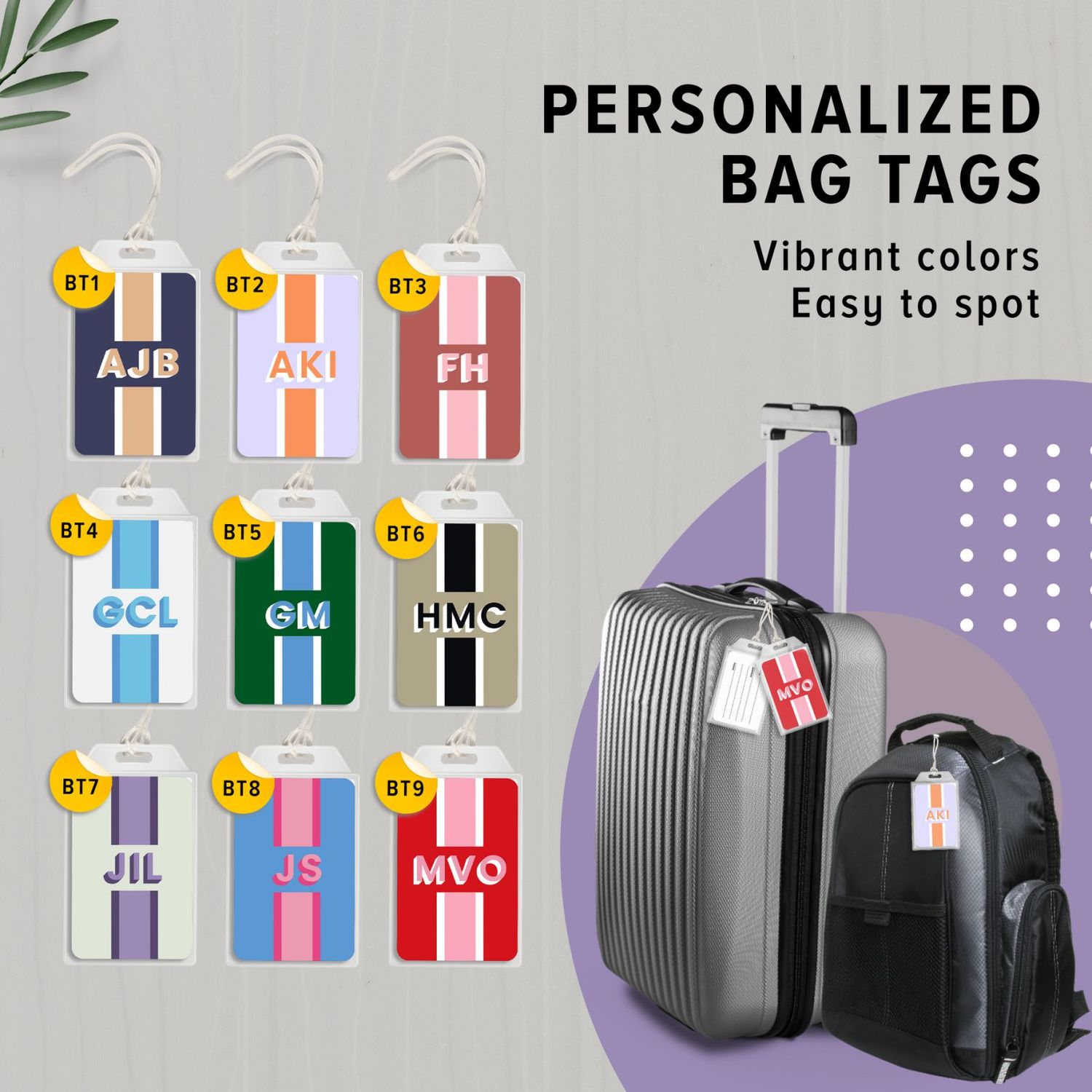 Monogram Bag Tag