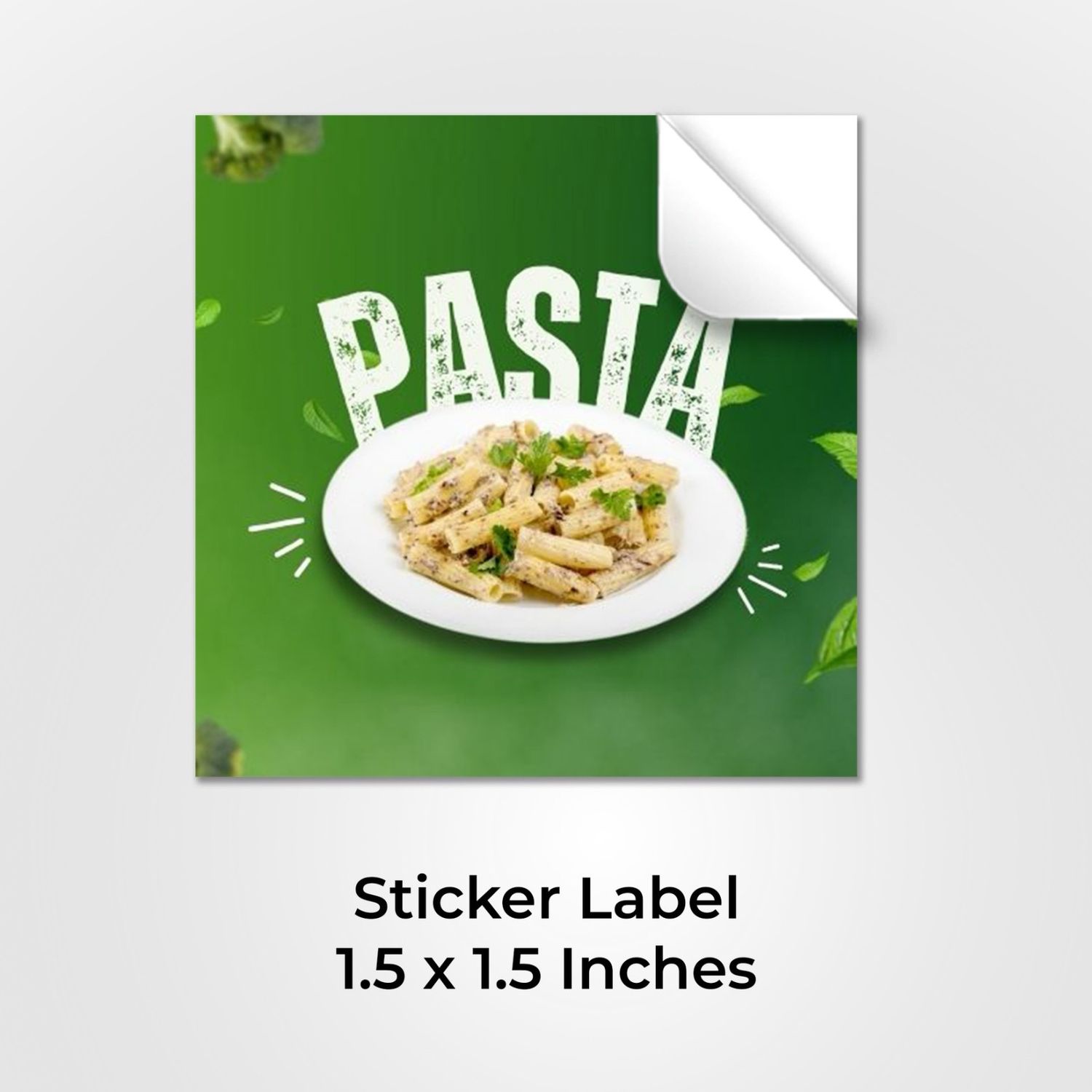 Sticker Label - 1.5&quot; x 1.5&quot;