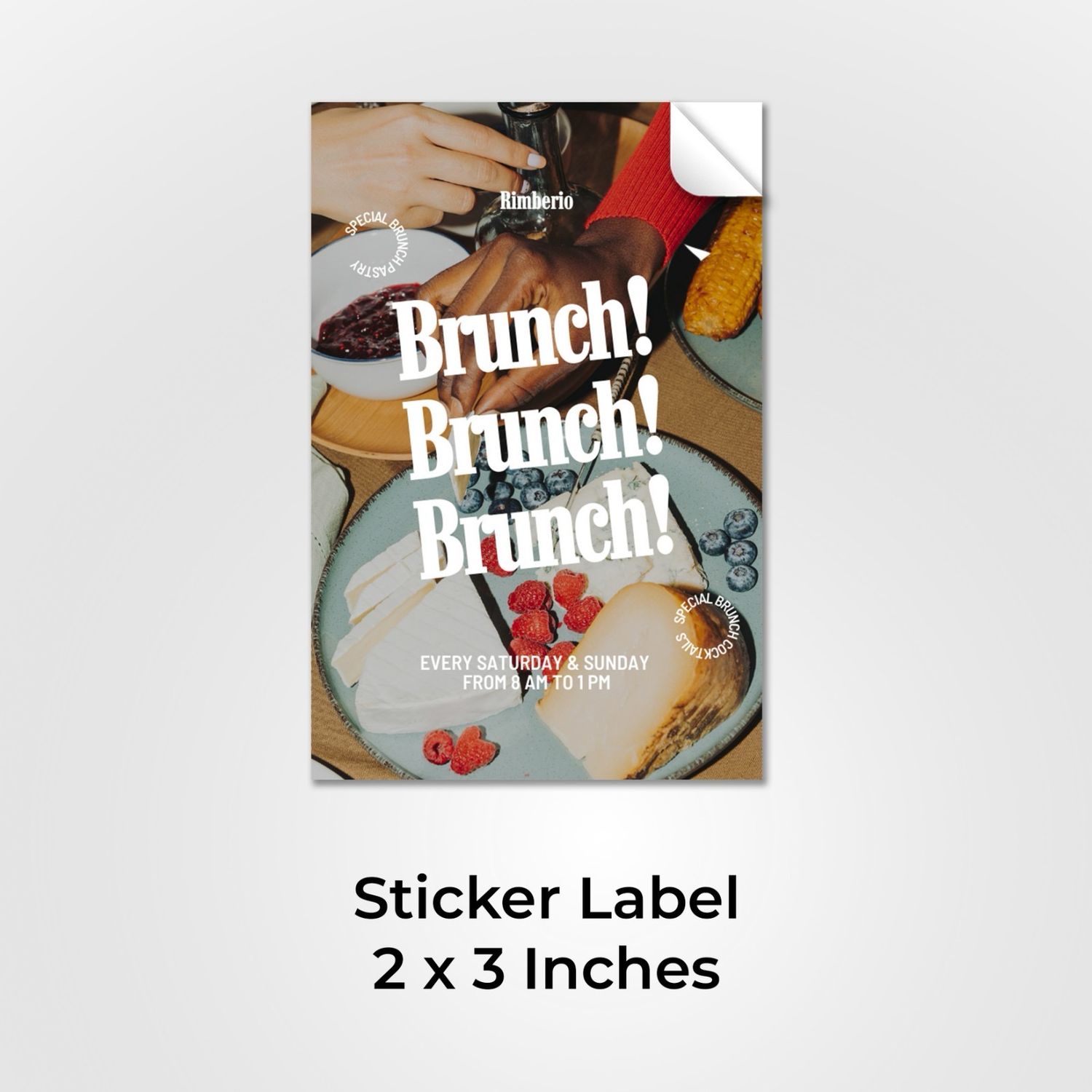 Sticker Label - 2&quot; x 3&quot;