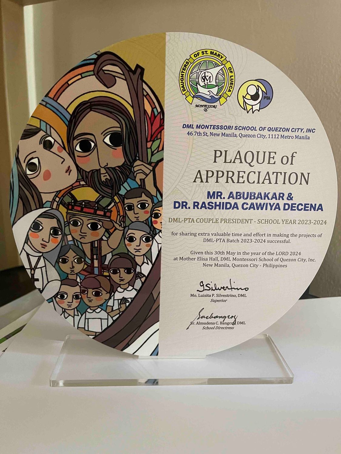 Acrylic Plaque UV Printing