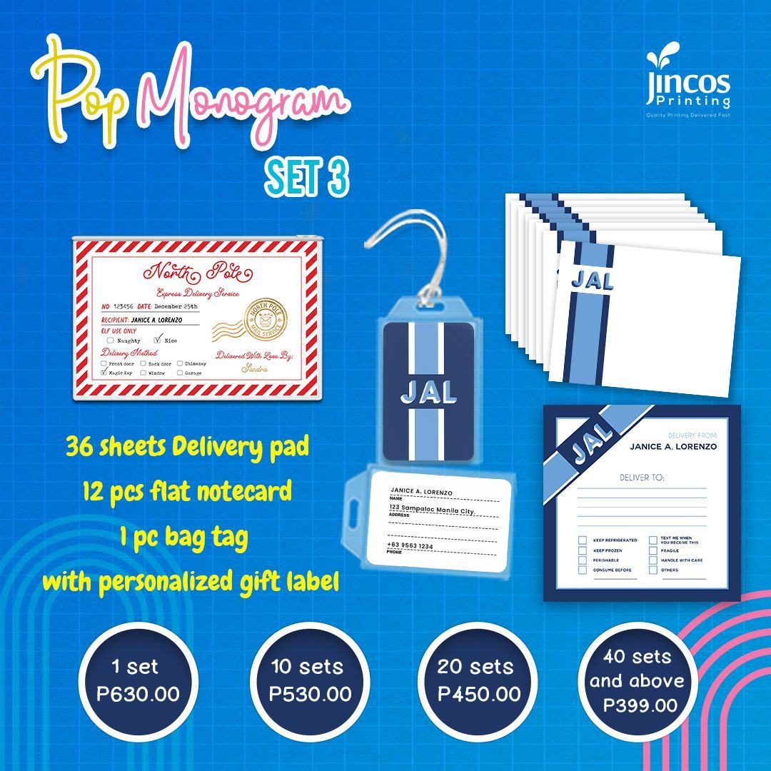 Pop Monogram - Gift Set 3