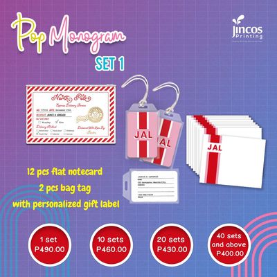 Pop Monogram - Gift Set 1