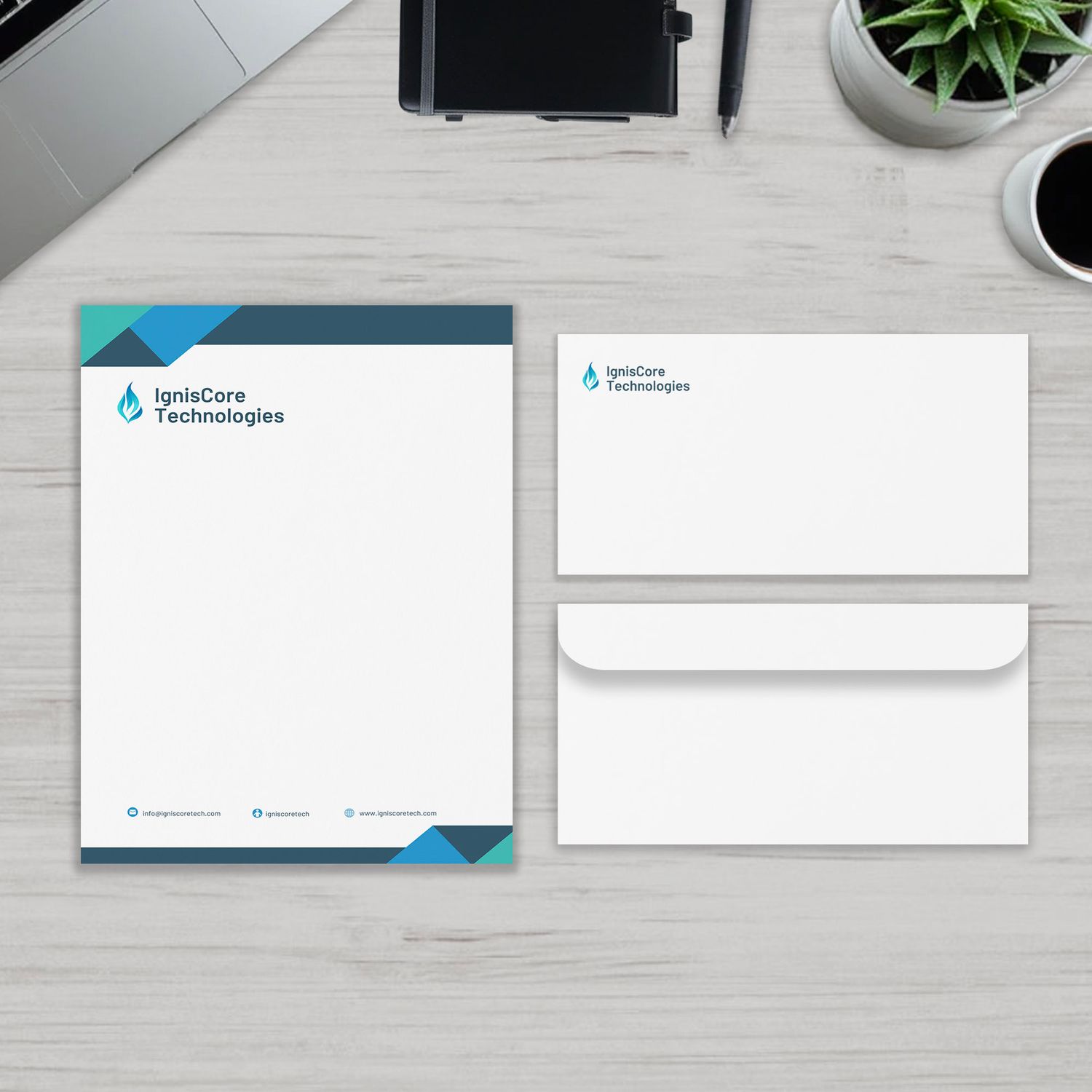Letterhead With Envelope