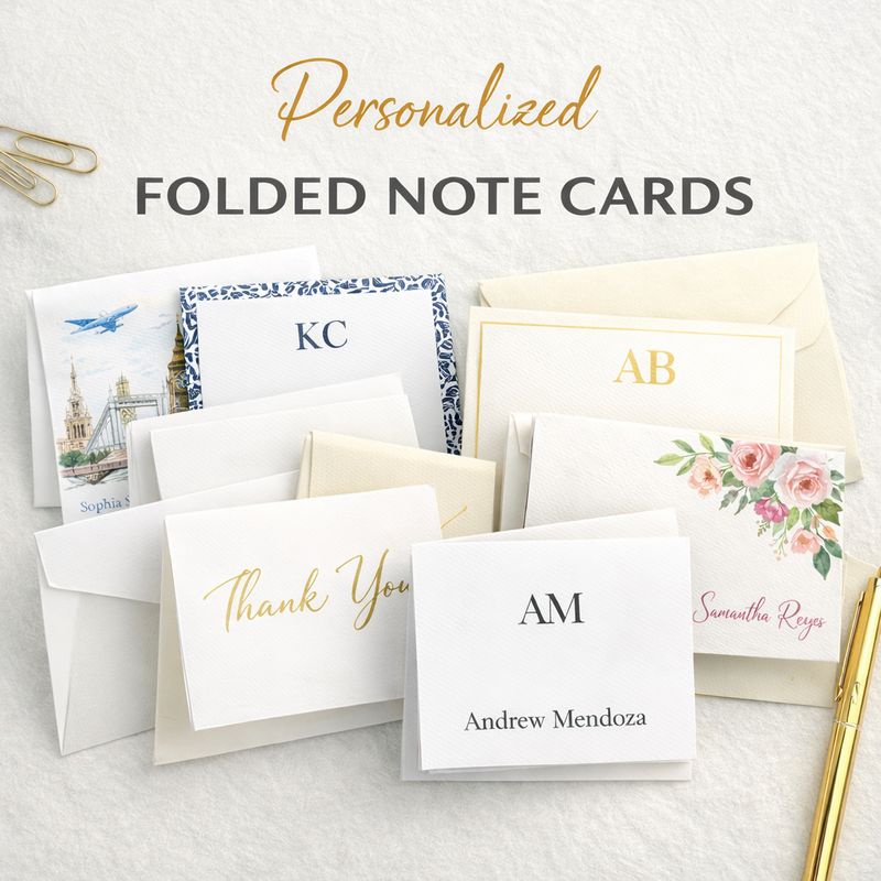 Folded Note Cards