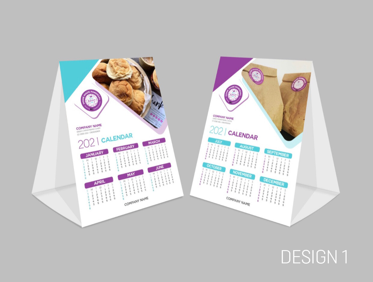 Tent Card Calendar (Corporate)