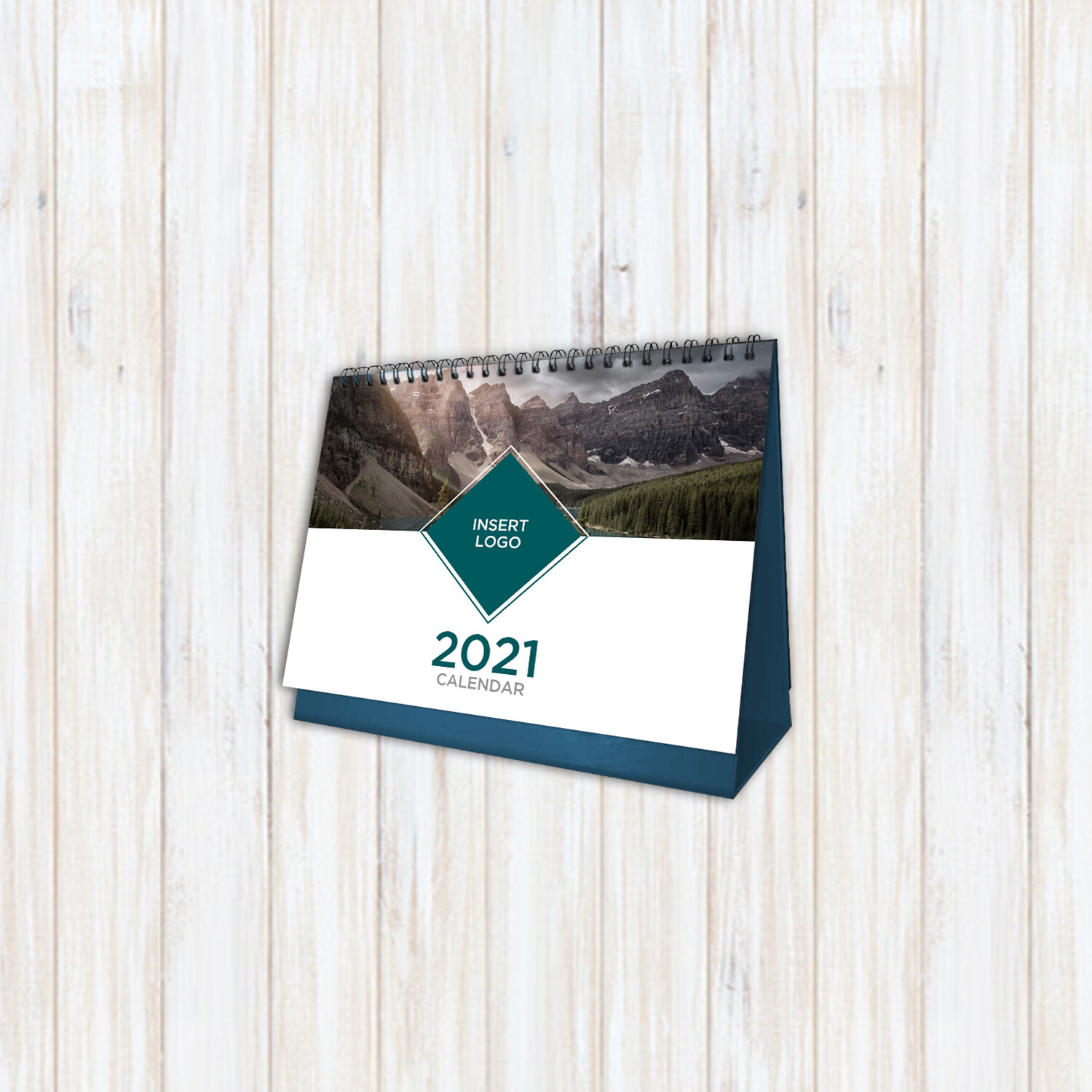 Big Desk Calendar with Stand -14 Pages; 13 photos -  (9.53" x 6.77")
