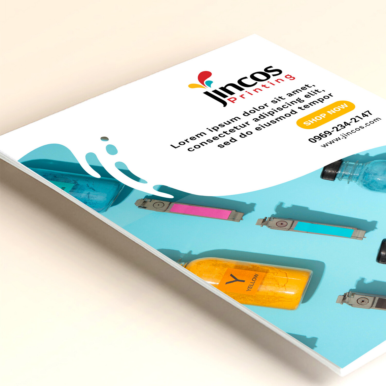 Sticker on sintra board