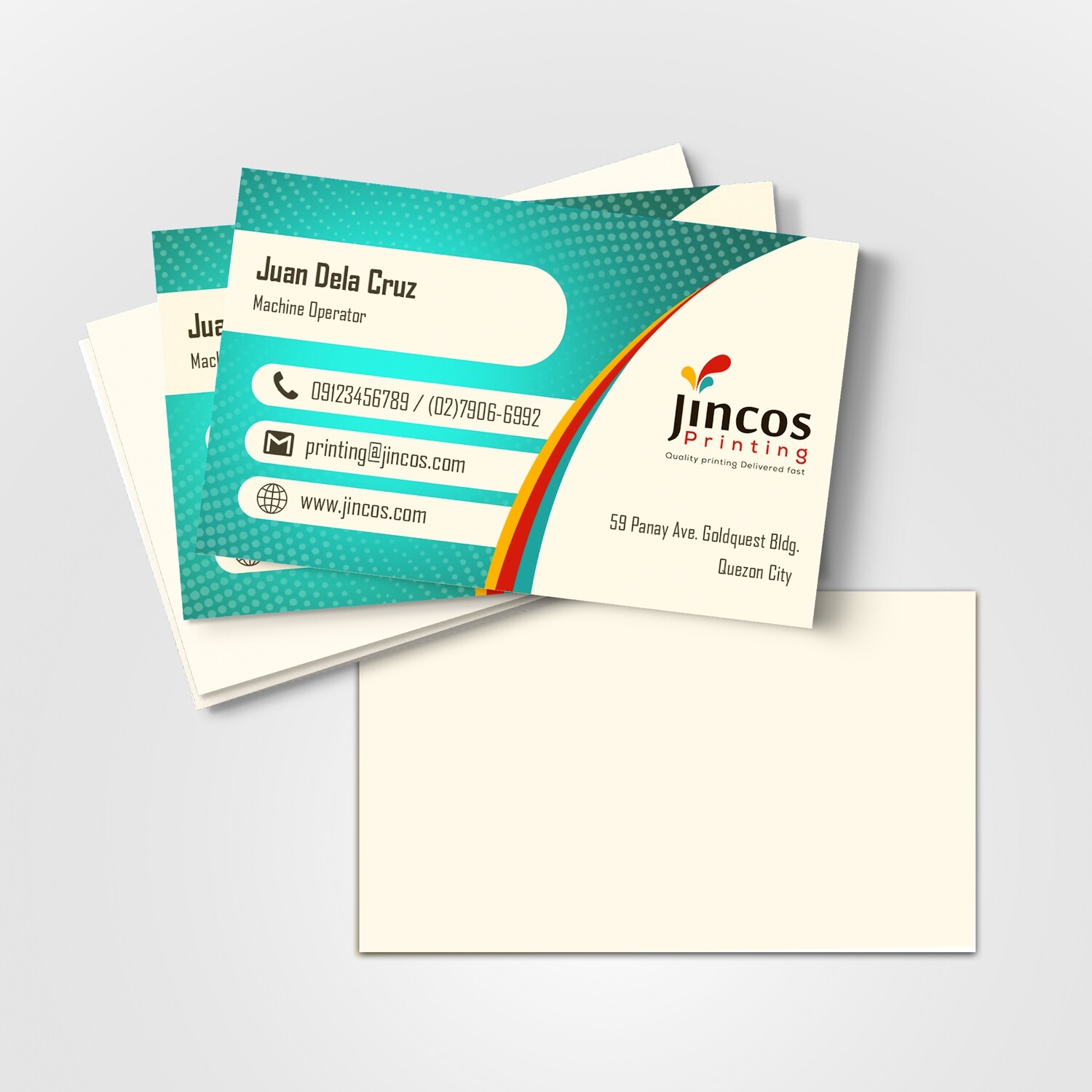 Rush Printing – Same Day Calling Cards (1-Side, Premium Ivory)
